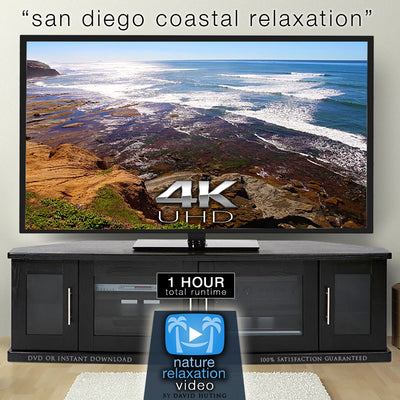 "San Diego Coastal Relaxation" 1 HR Dynamic 4K Nature Video