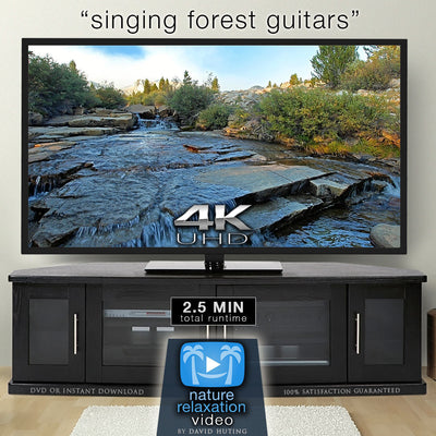 "Singing Forest Guitars" Sierra Creeks 2 Miin Relaxing 4K Music Video 432HZ