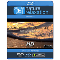 "Soothing Ocean Sunset" Healing 4 Minute Nature Relaxation Video HD 1080p