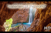 "Waterfalls of the World" HD Nature Relaxation Video 1 Hour 1080p