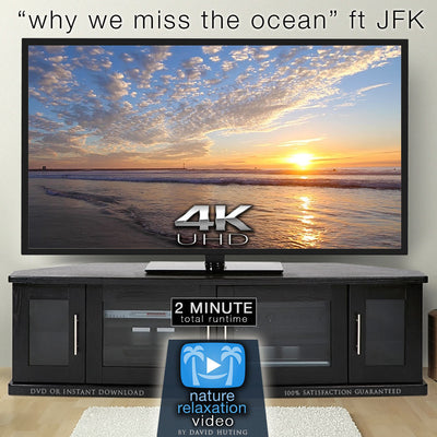 "Why We Miss the Ocean" ft. J.F.K  2 Minute Relaxing 4K Music Video