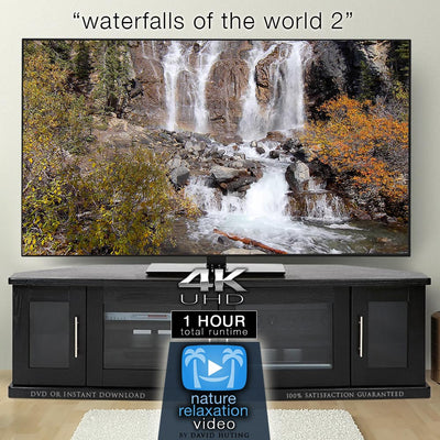 "Waterfalls of the World 2" 4K Dynamic 1-Hour Nature Relaxation Film