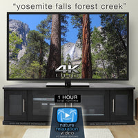 "Yosemite Falls Forest Creek" 1 HR 4K Static Nature Relaxation Video