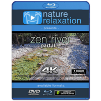 "Zen River II" 1 Hour Static Nature Video / Screensaver 4K